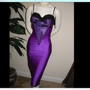 NWOT purple corset dress ,small